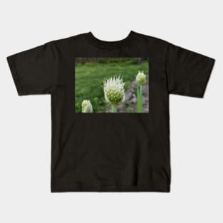 Green Onion Blossom 4 Kids T-Shirt